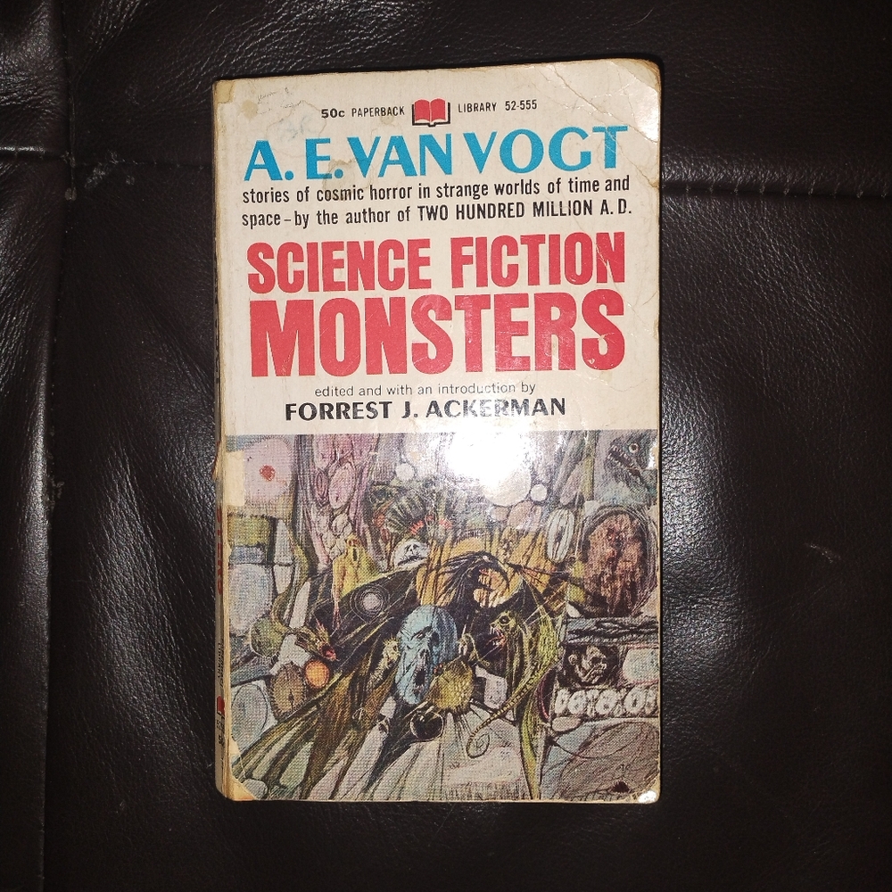Science Fiction Monsters by Forrest J. Ackerman - White and Red Cover